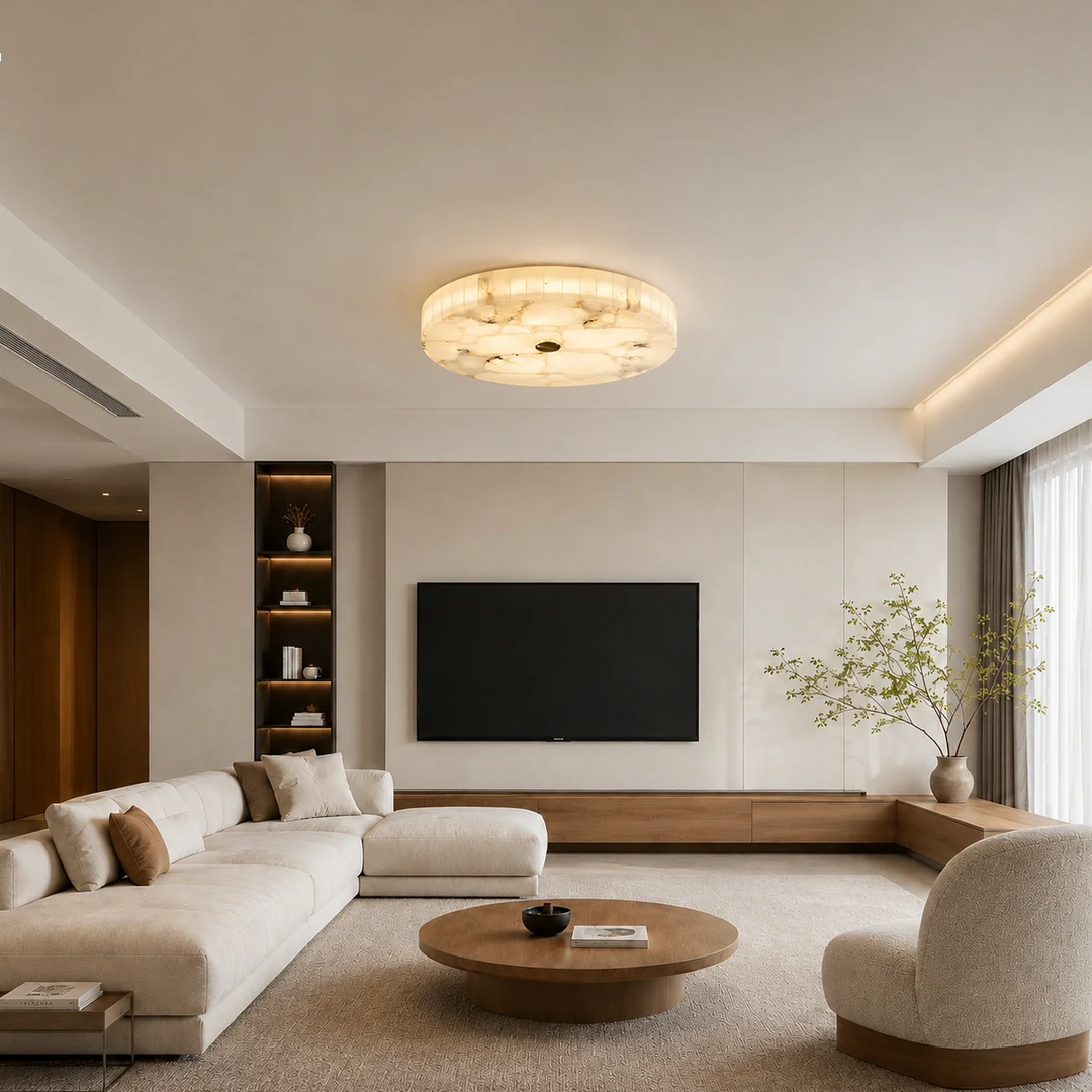 Alabaster Ceiling Lights: 6 Designs Across the Home