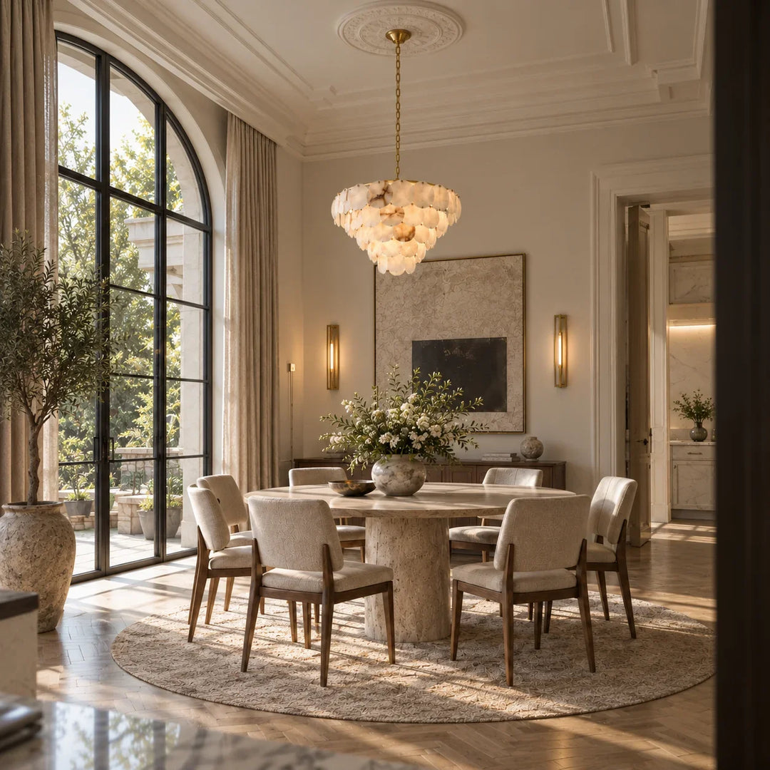 How to Choose an Alabaster Chandelier for Your Dining Room