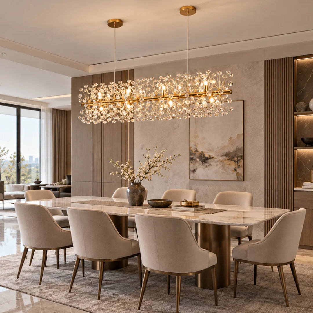Branch and Floral Chandeliers: Materials and Shapes Compared