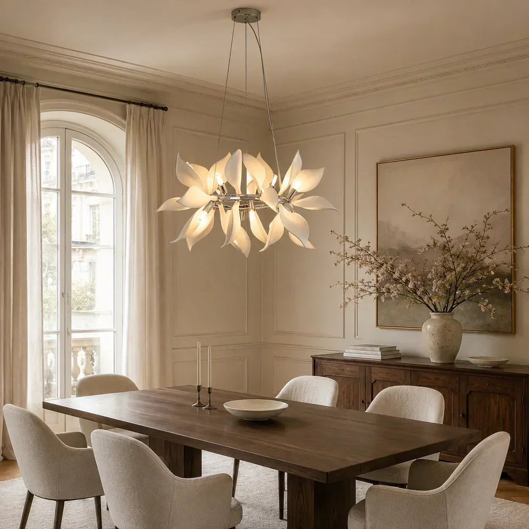 Ceramic Floral Chandeliers for Modern Homes