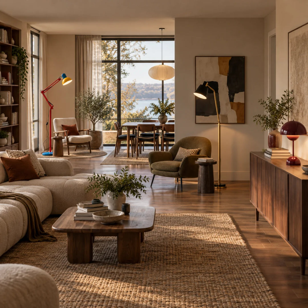 Colorful Adjustable Floor Lamps: How Function and Color Work Together