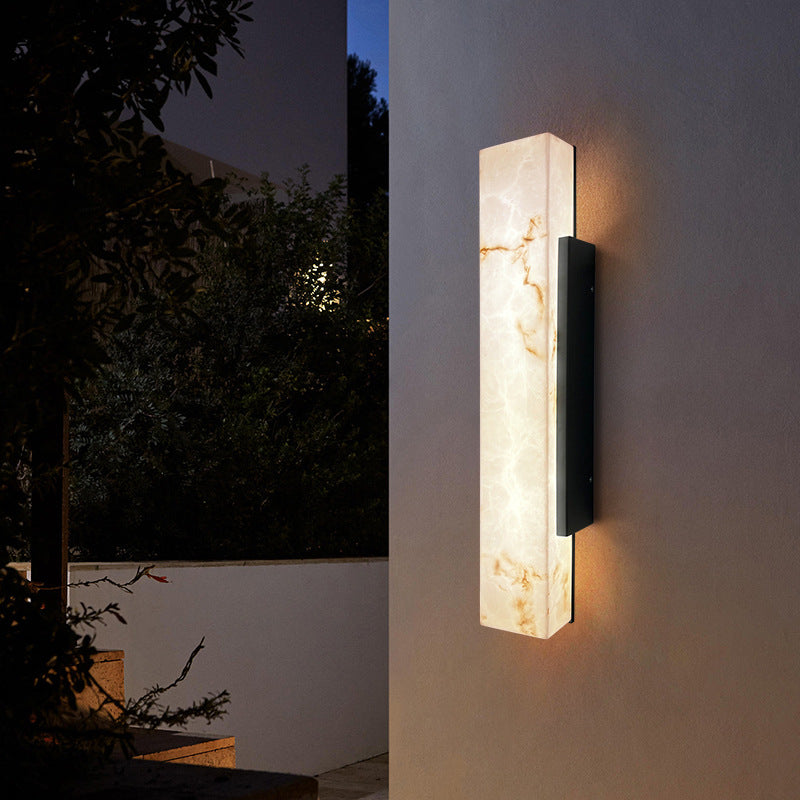 Illuminate Your Space with the Klass Alabaster Wall Lamp