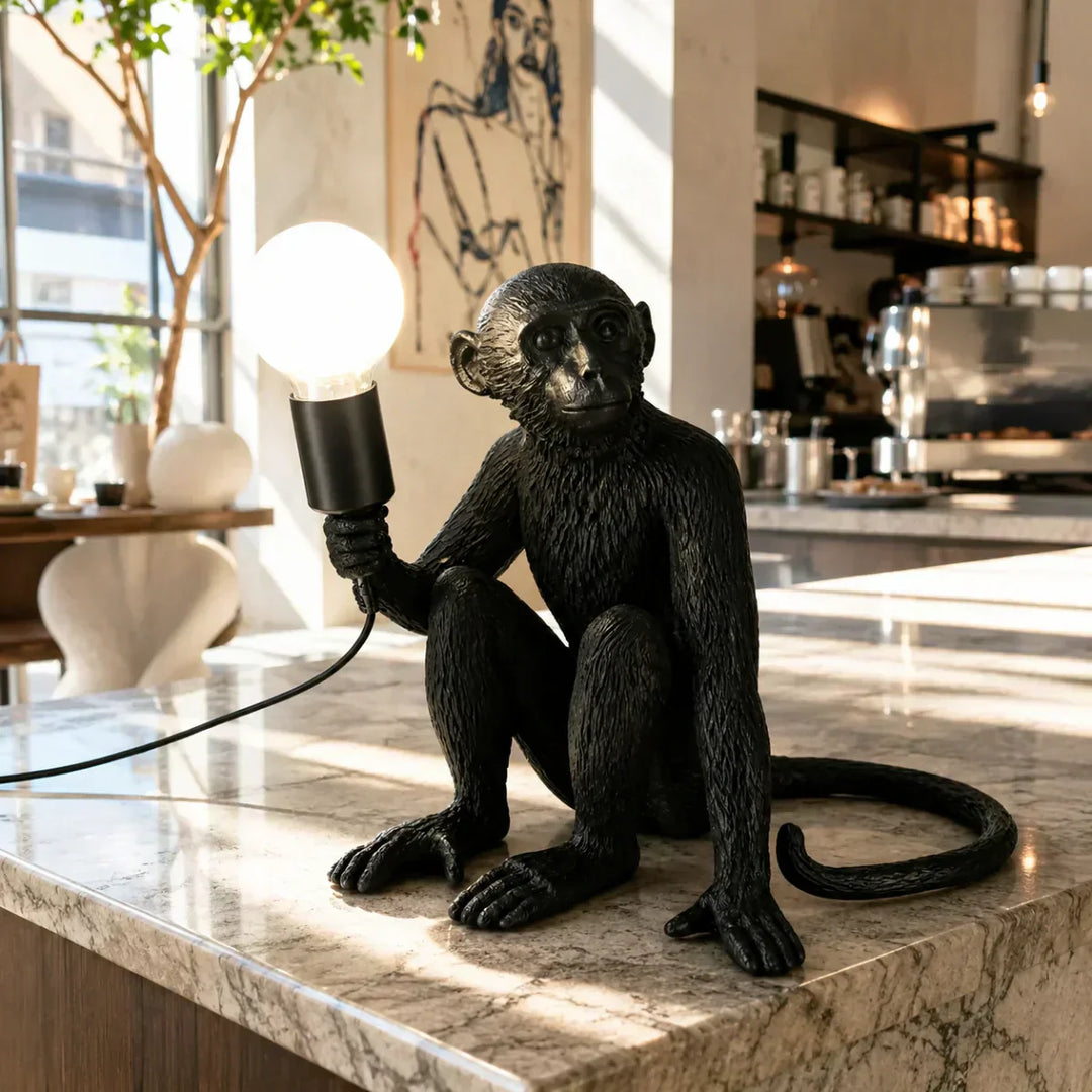 Monkey Sculpture Lamps for Modern Homes