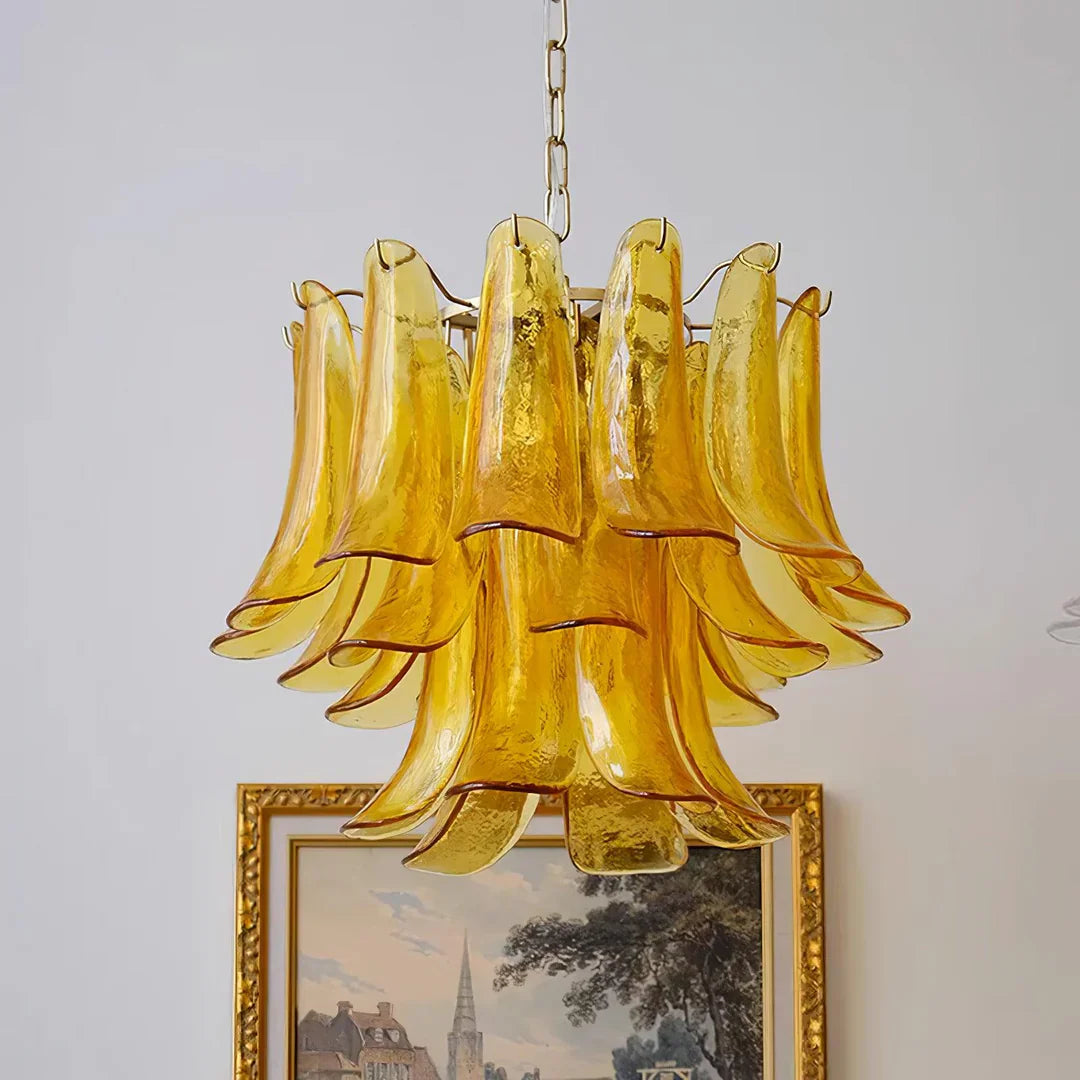 Velora Murano Glass–Style Chandelier