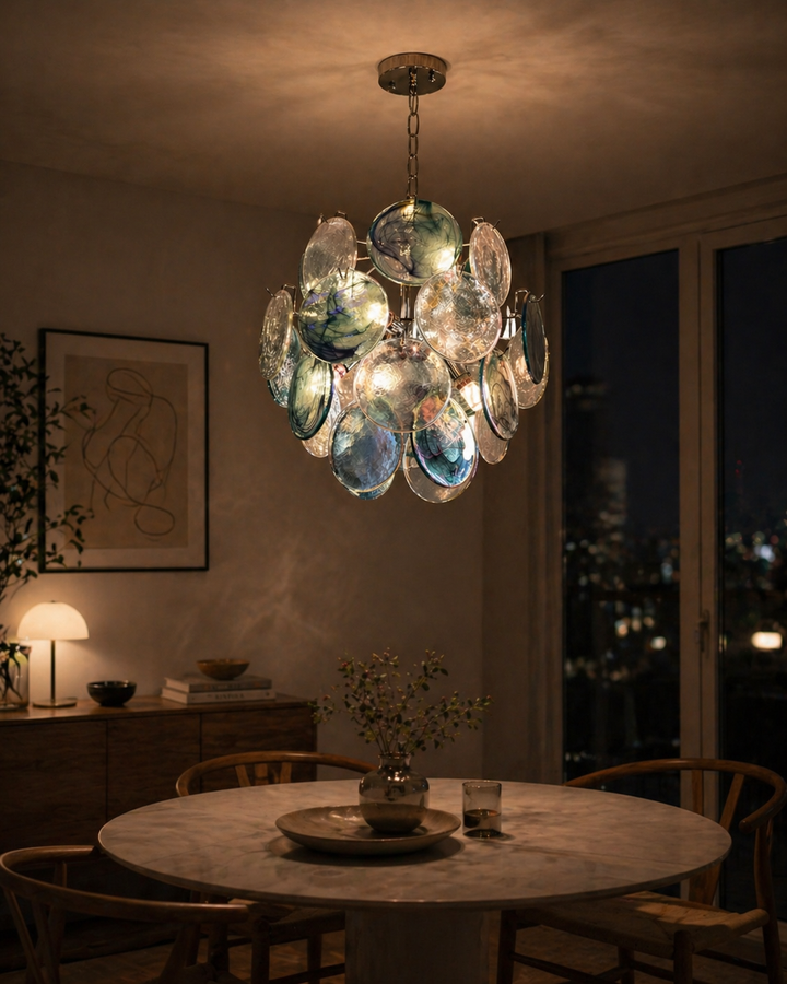 AMBERA Glass Chandelier 28