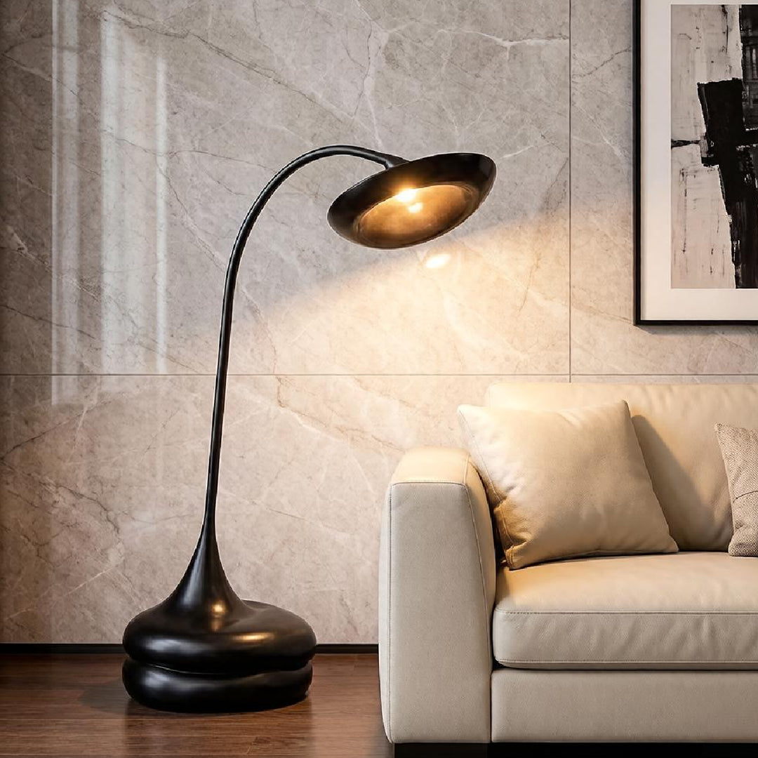 Abstract Horn Sculpture Floor Lamp 4