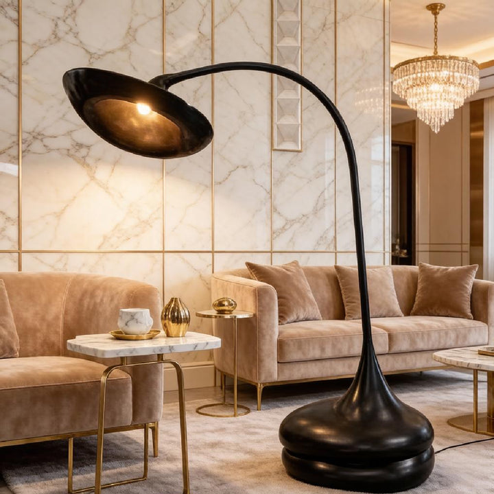 Abstract Horn Sculpture Floor Lamp 5