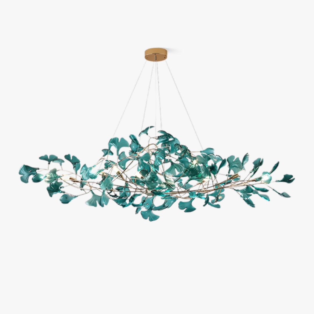 Acrylic Gingko Chandelier 1