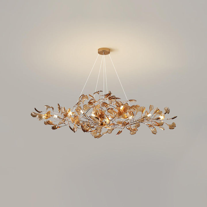 Acrylic Gingko Chandelier 13