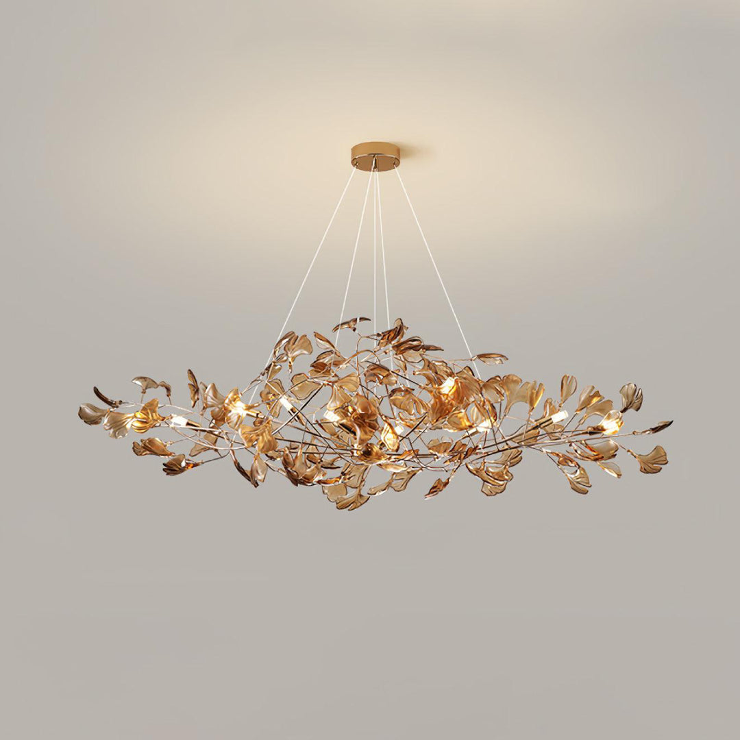 Acrylic Gingko Chandelier 14