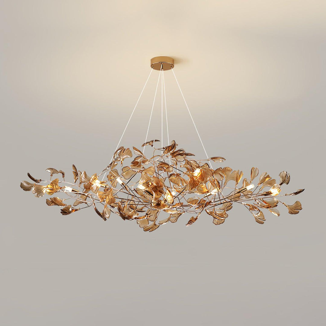 Acrylic Gingko Chandelier 16