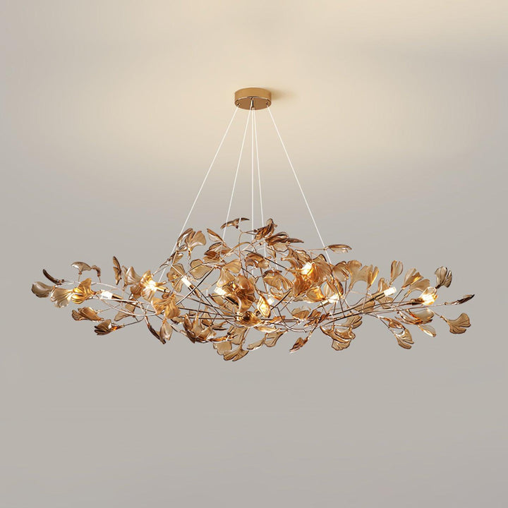 Acrylic Gingko Chandelier 16