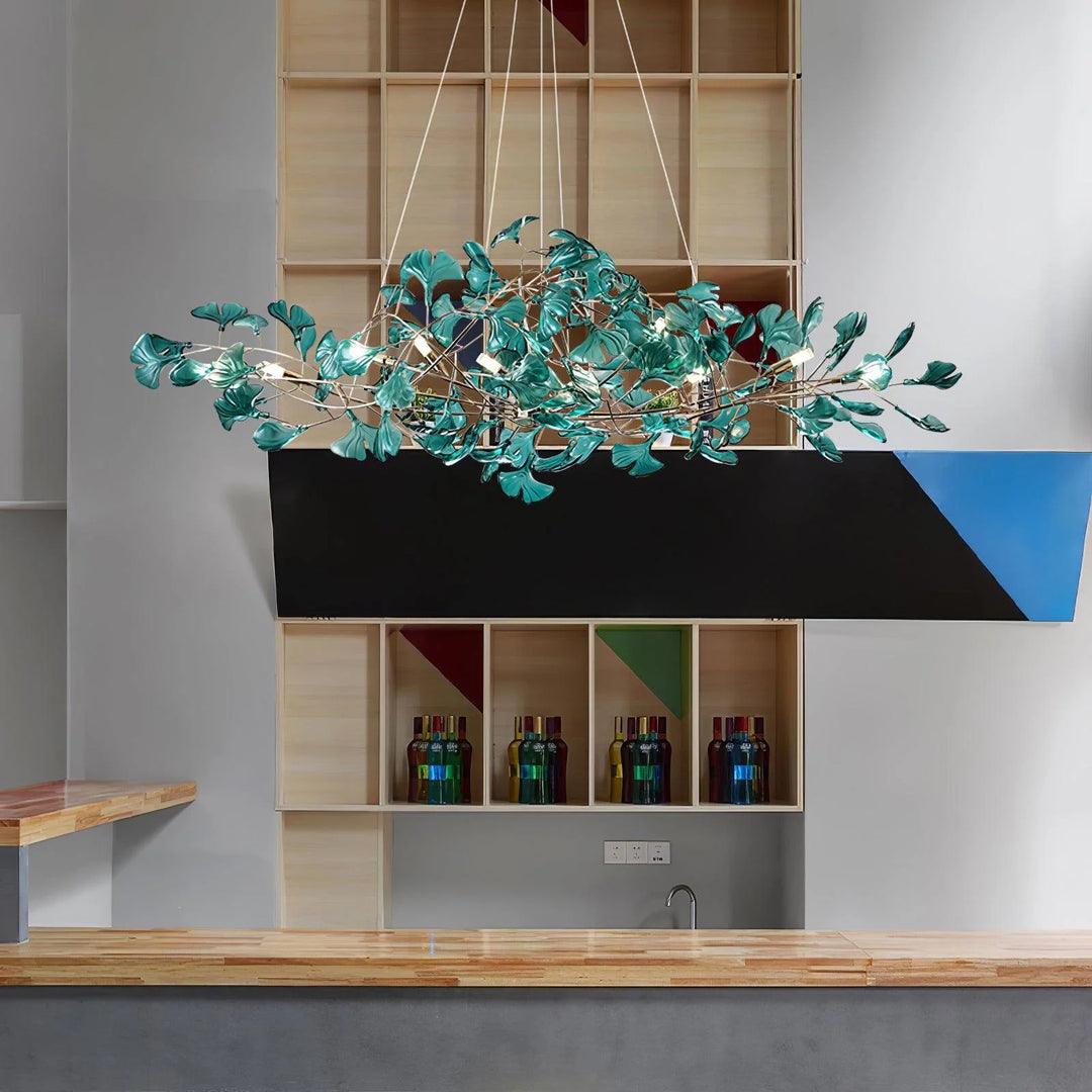 Acrylic Gingko Chandelier 18