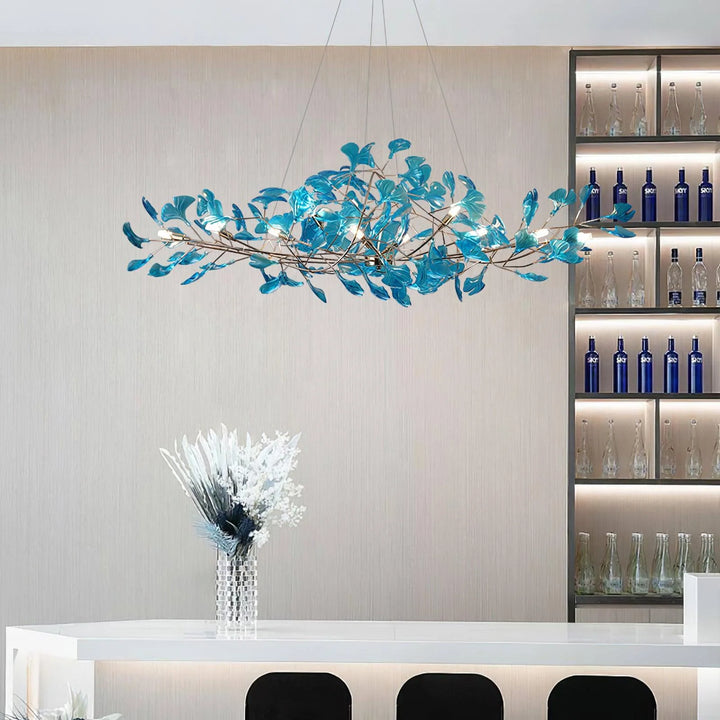 Acrylic Gingko Chandelier 19