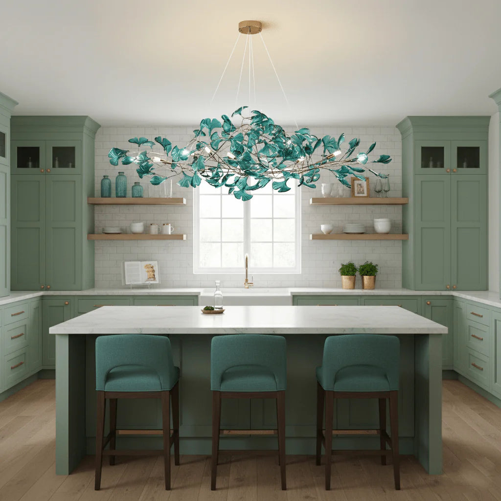 Acrylic Gingko Chandelier 20