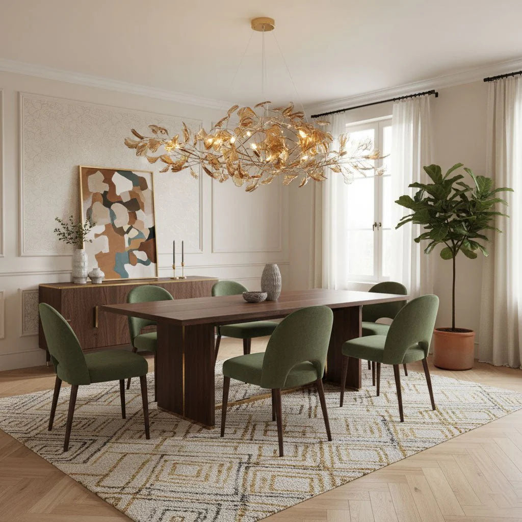 Acrylic Gingko Chandelier 21