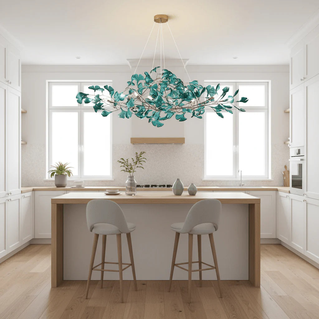 Acrylic Gingko Chandelier 22