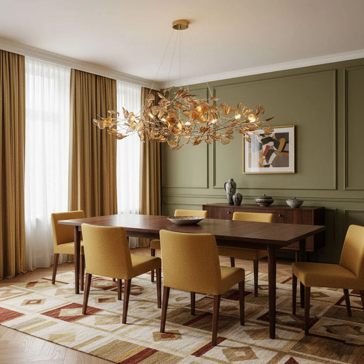 Acrylic Gingko Chandelier 23