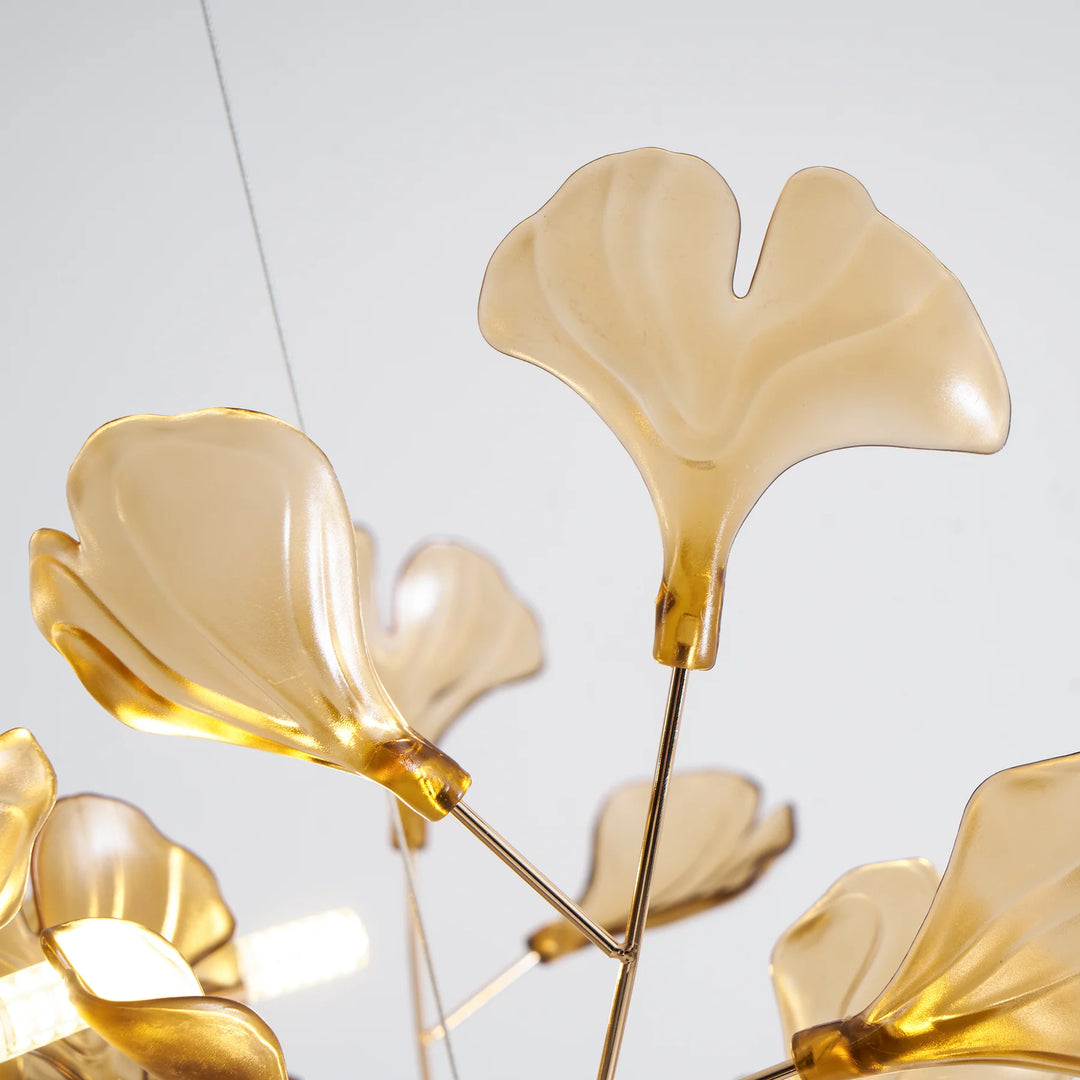 Acrylic Gingko Chandelier 28