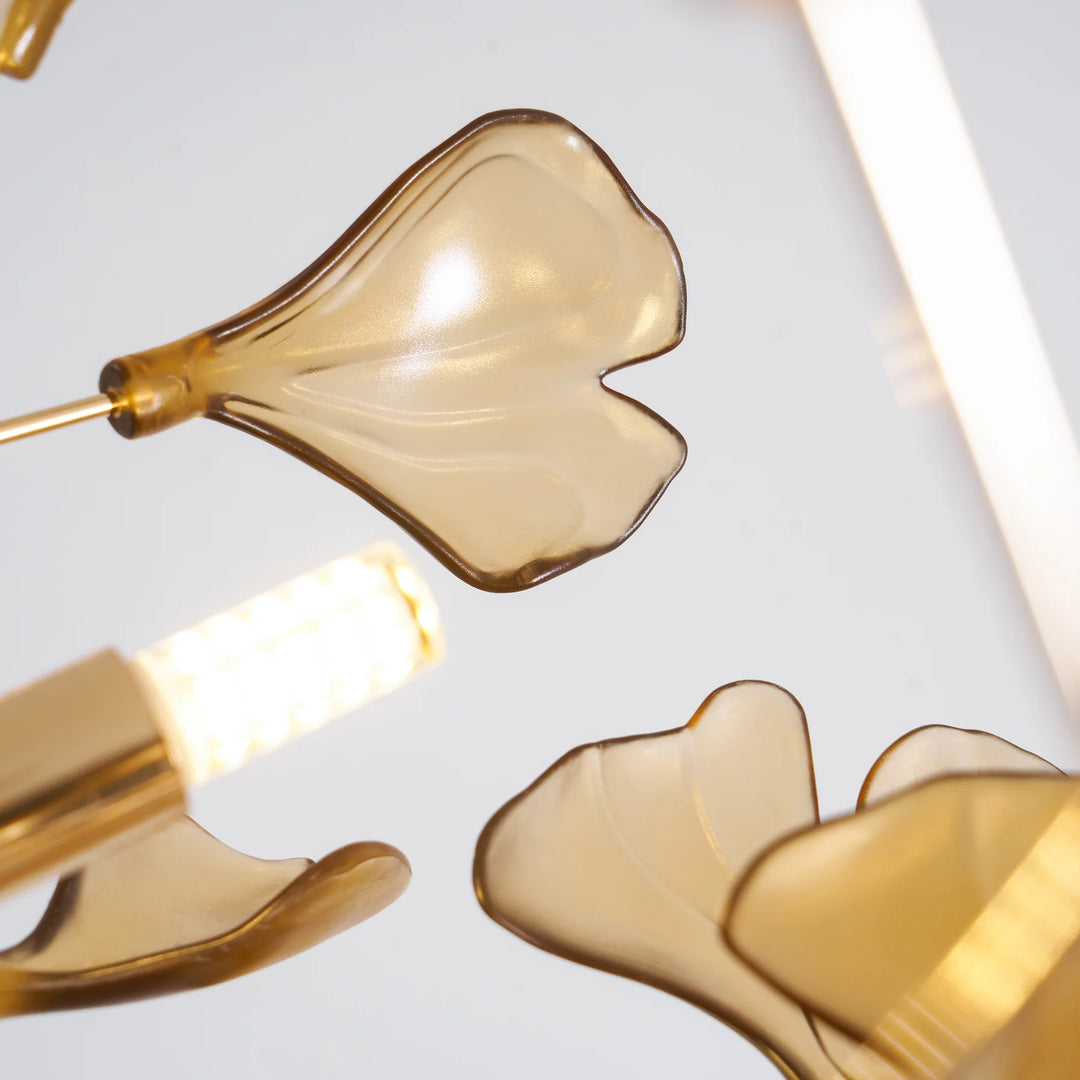 Acrylic Gingko Chandelier 29