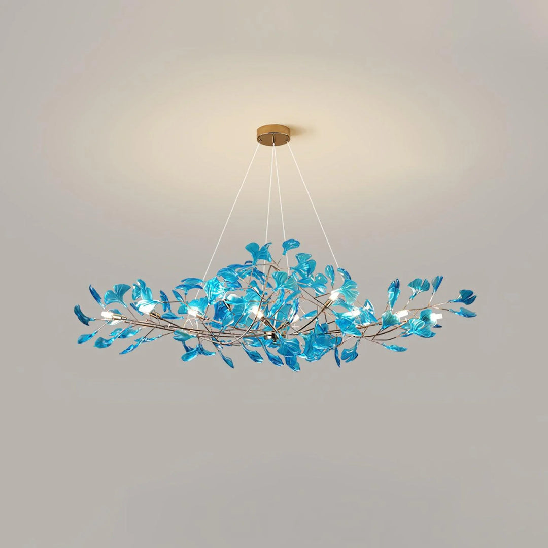 Acrylic Gingko Chandelier 4
