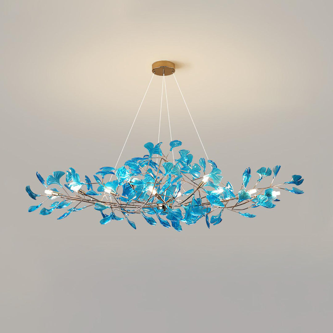 Acrylic Gingko Chandelier 6