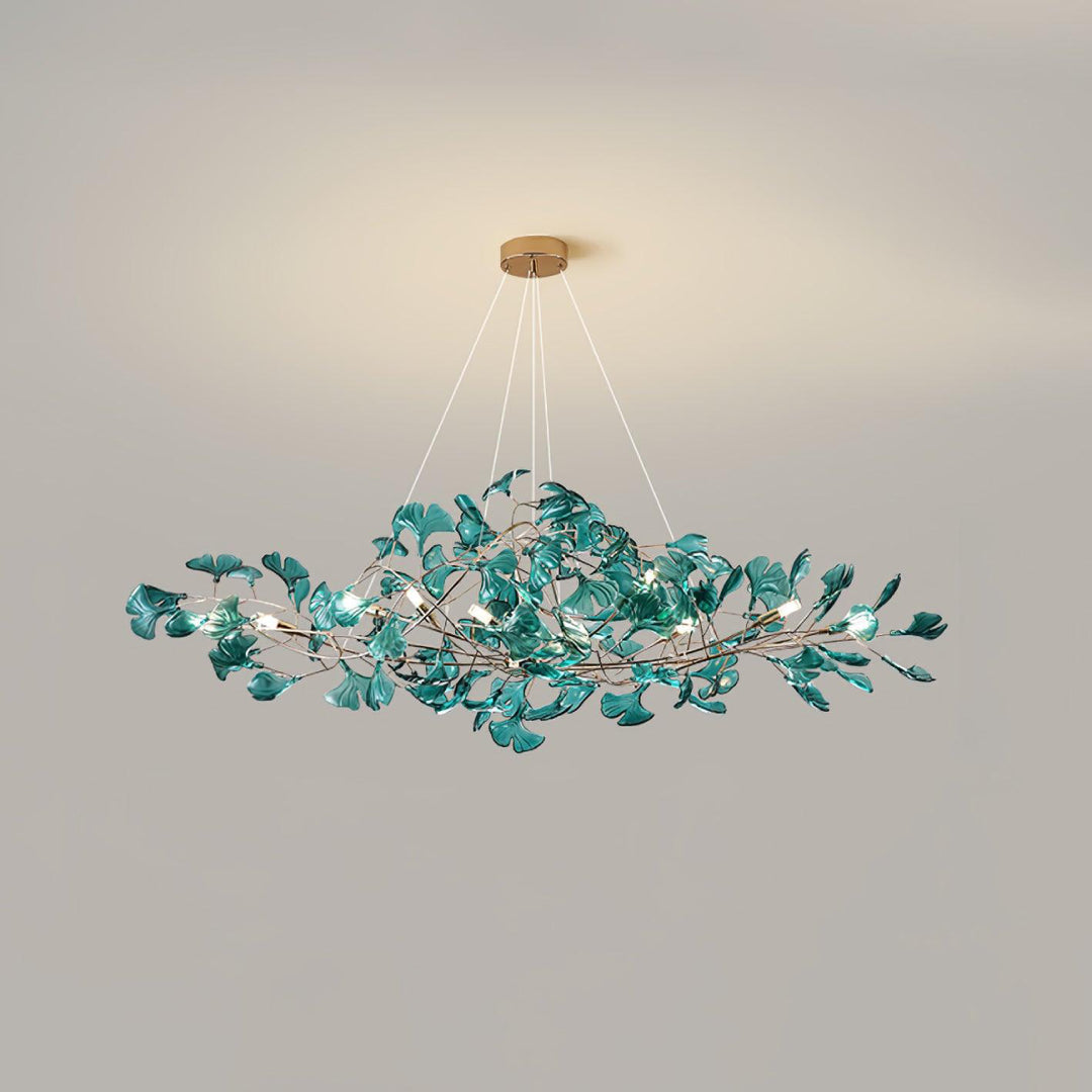 Acrylic Gingko Chandelier 8