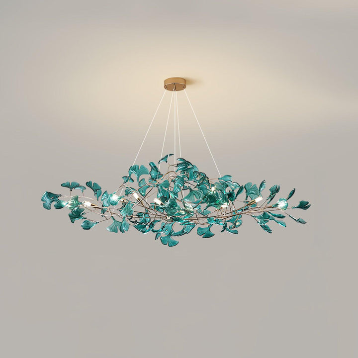 Acrylic Gingko Chandelier 8