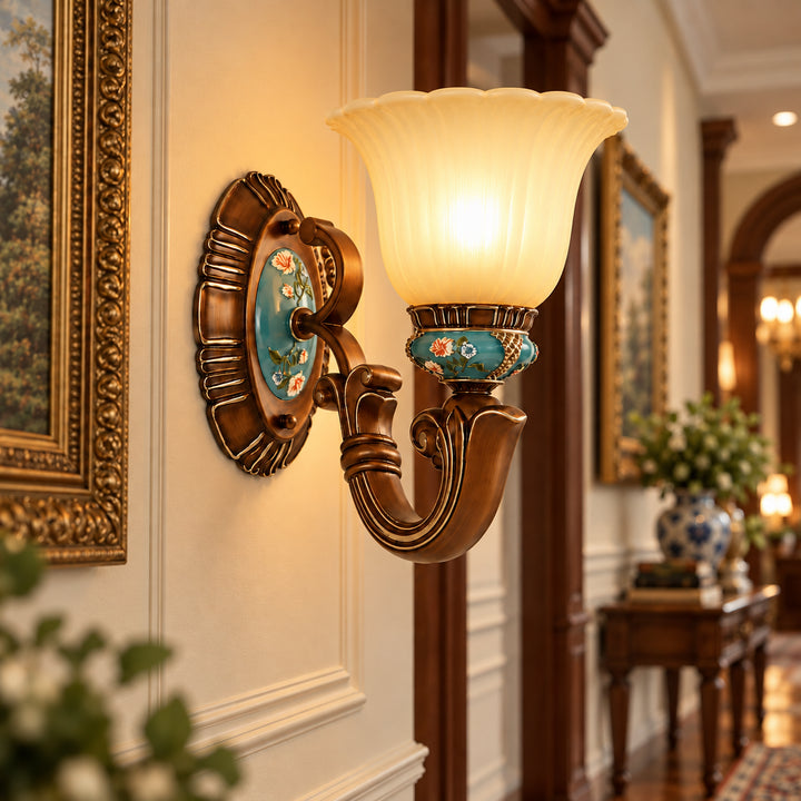Aersvyn Floral Wall Lamp 1