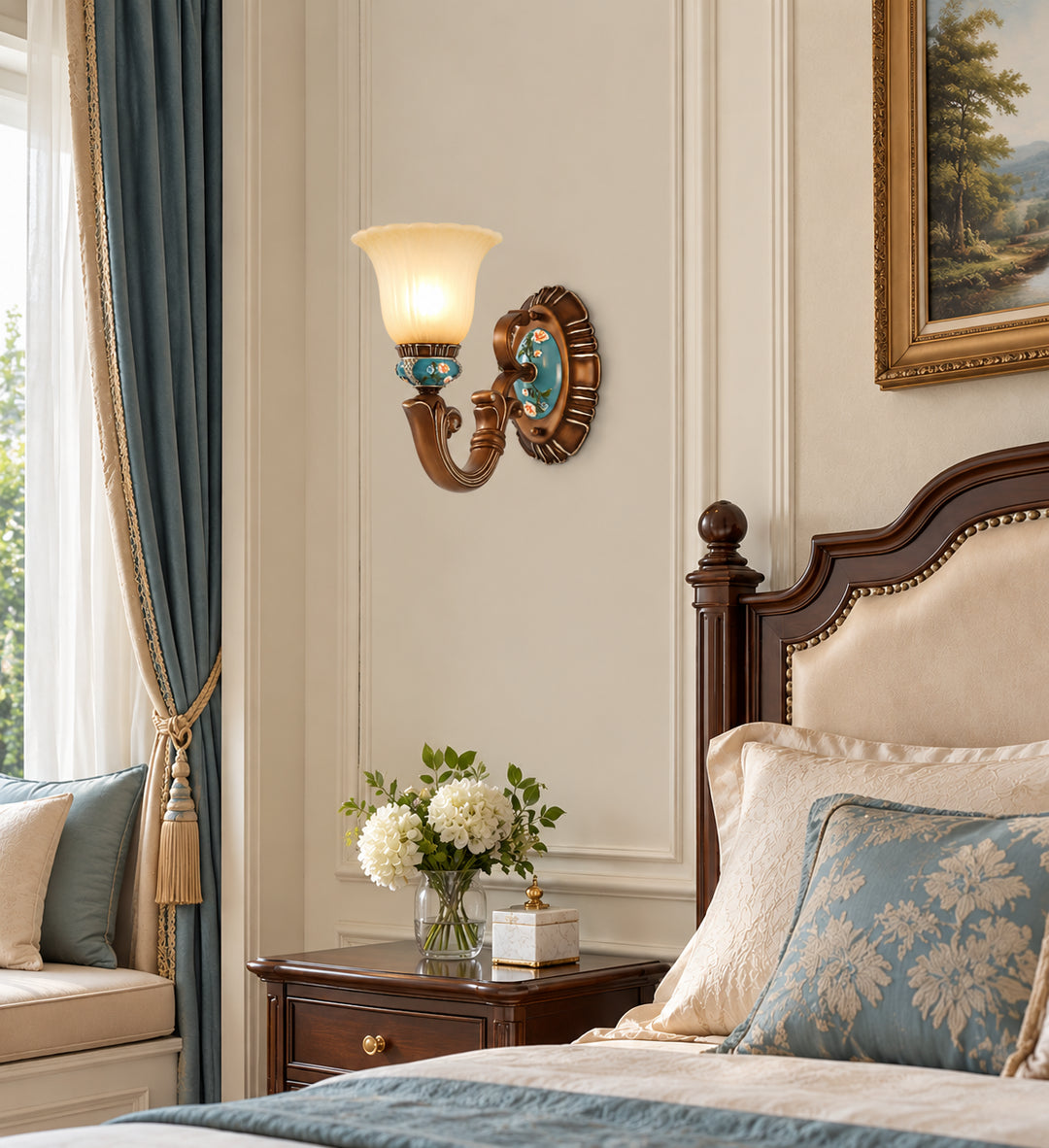 Aersvyn Floral Wall Lamp 6