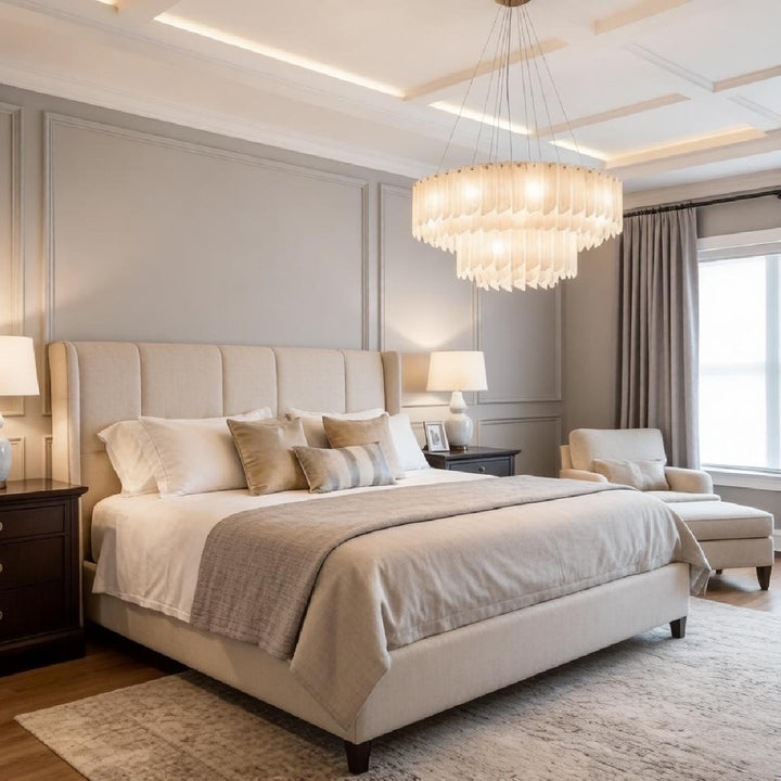 Alabaster Cascade Tiered Chandelier 15