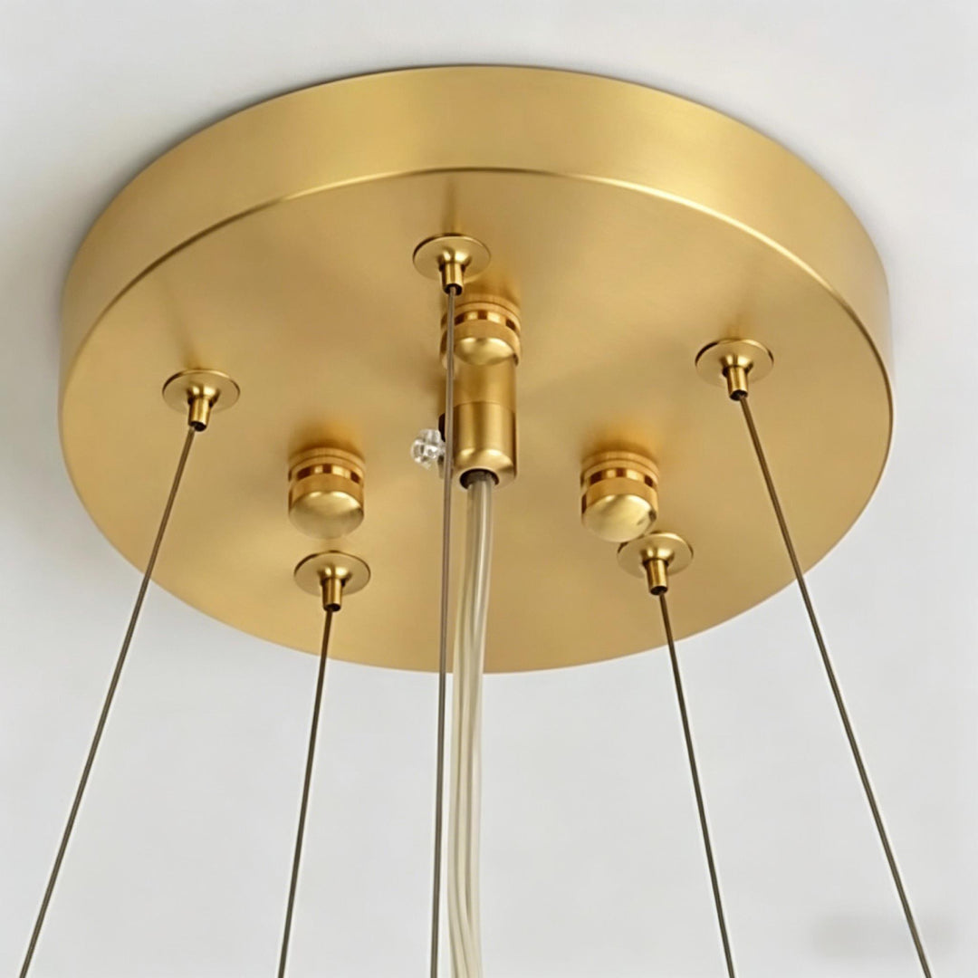 Alabaster Cascade Tiered Chandelier 7