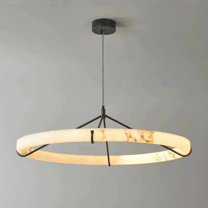 Alabaster Ring Pendant Lamp 11