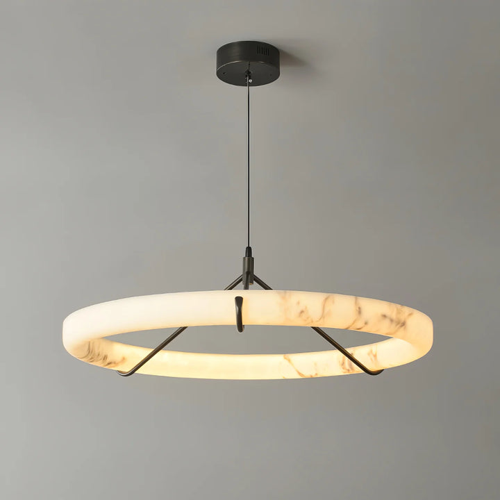 Alabaster Ring Pendant Lamp 12