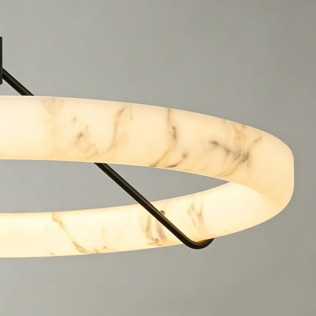 Alabaster Ring Pendant Lamp 6