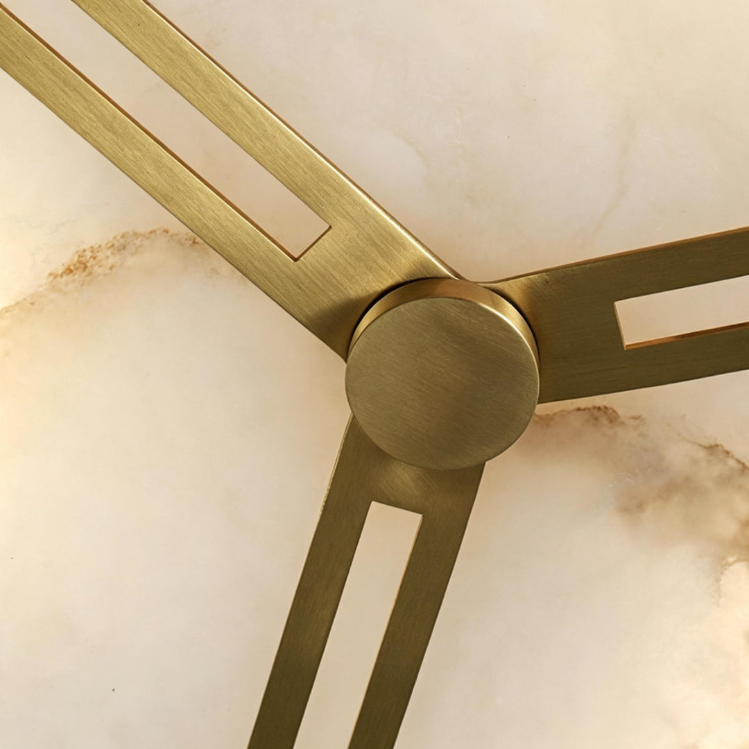 Alabaster Round Ceiling Light 10