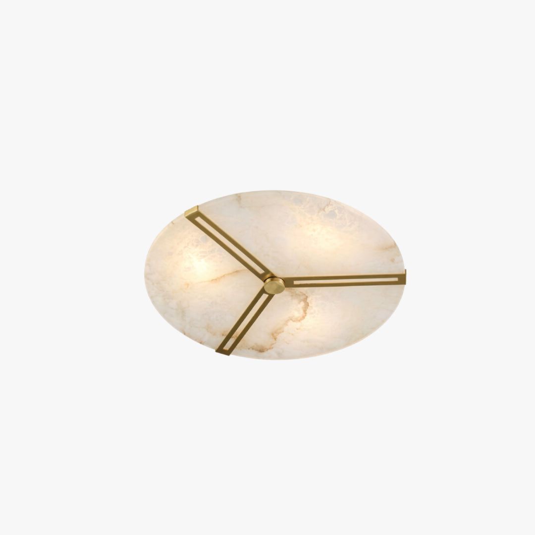 Alabaster Round Ceiling Light 12