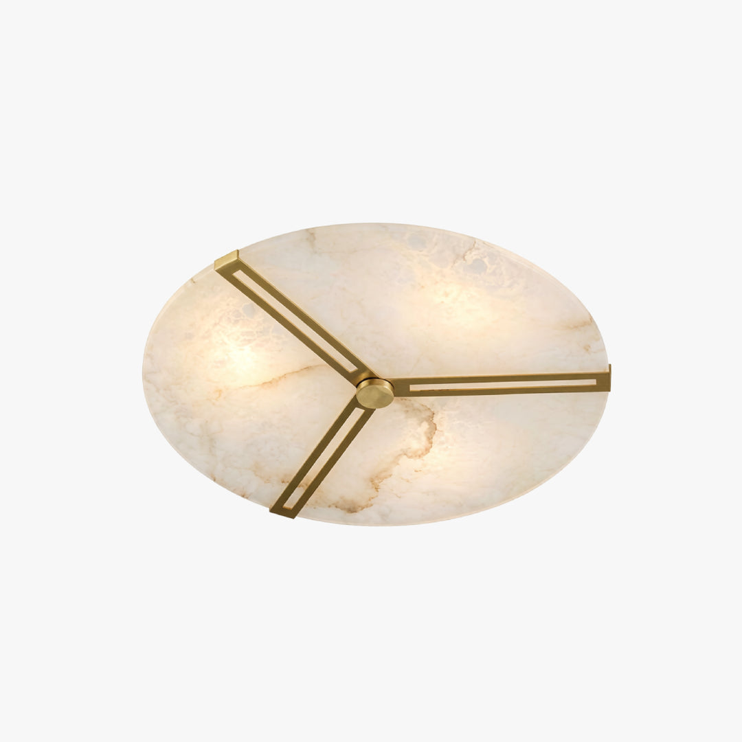 Alabaster Round Ceiling Light 13