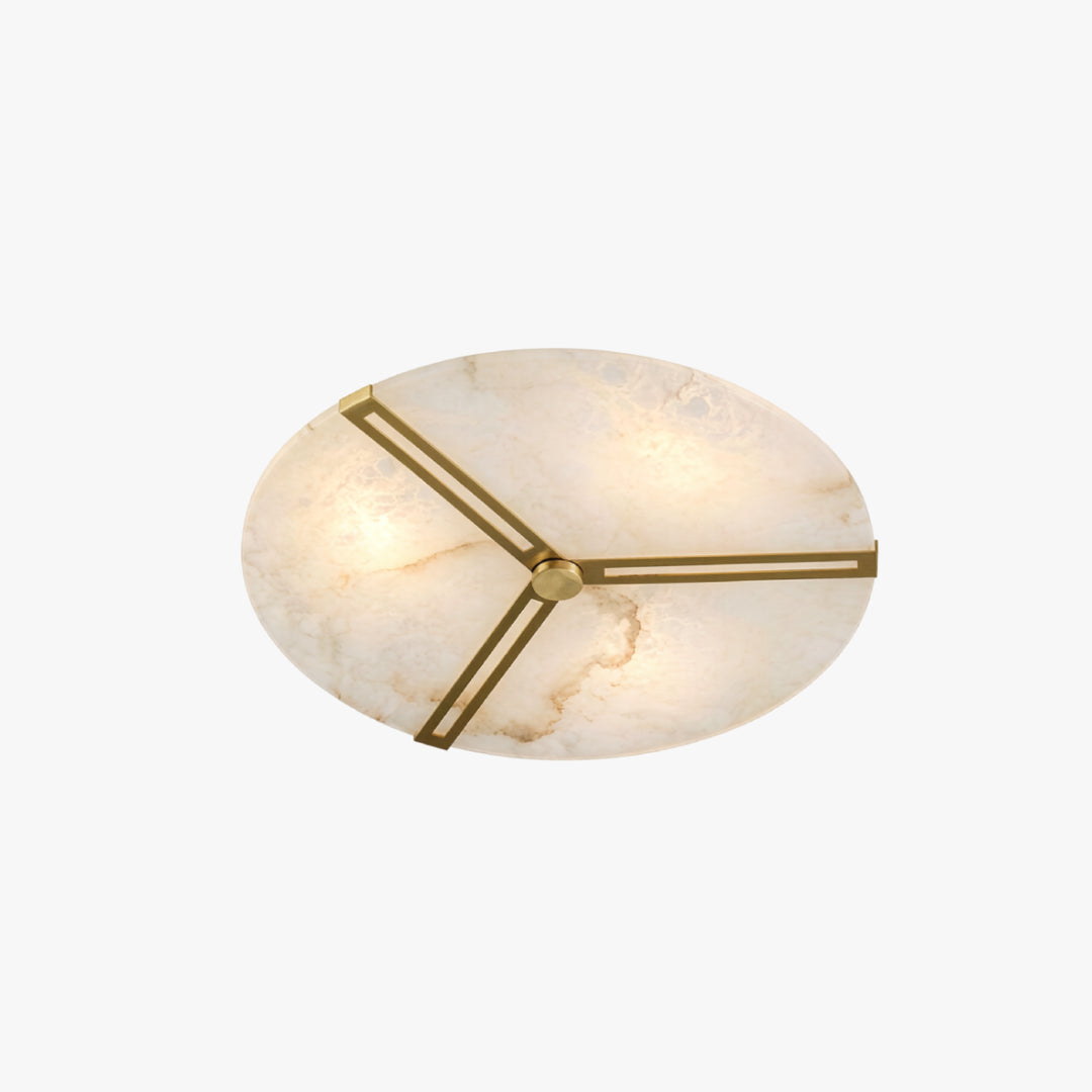 Alabaster Round Ceiling Light 14
