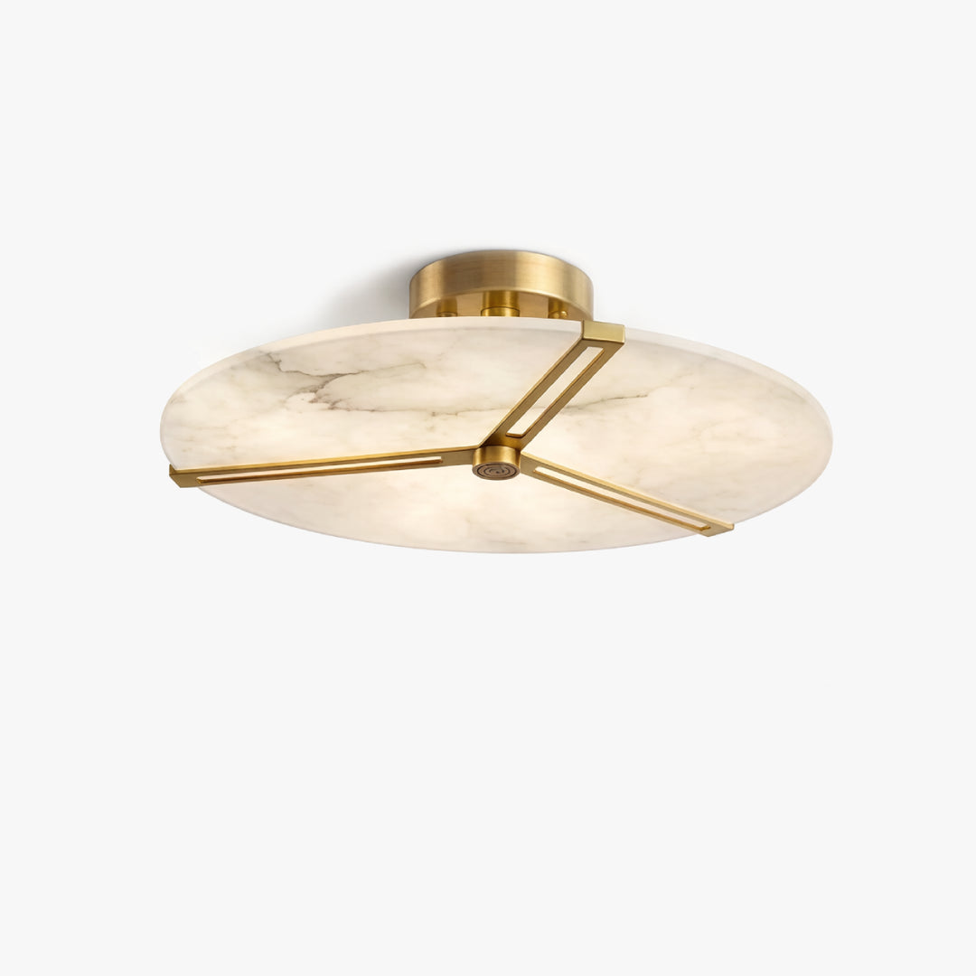 Alabaster Round Ceiling Light 15