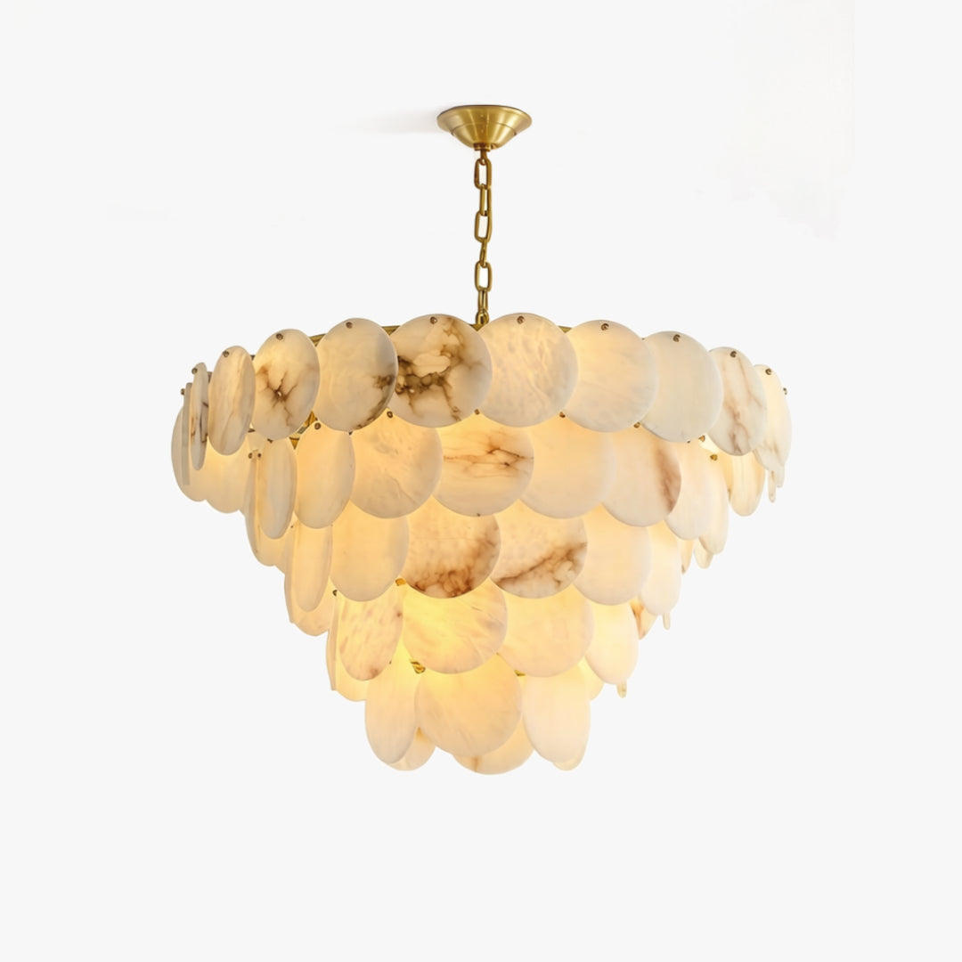 Alabaster Shell Chandelier 1