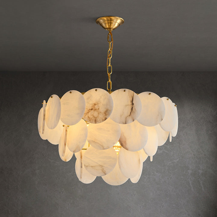 Alabaster Shell Chandelier 10