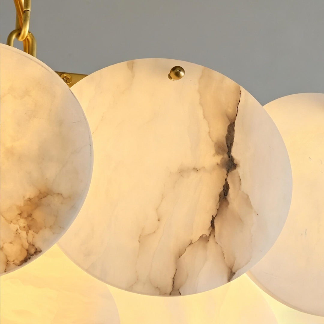 Alabaster Shell Chandelier 16