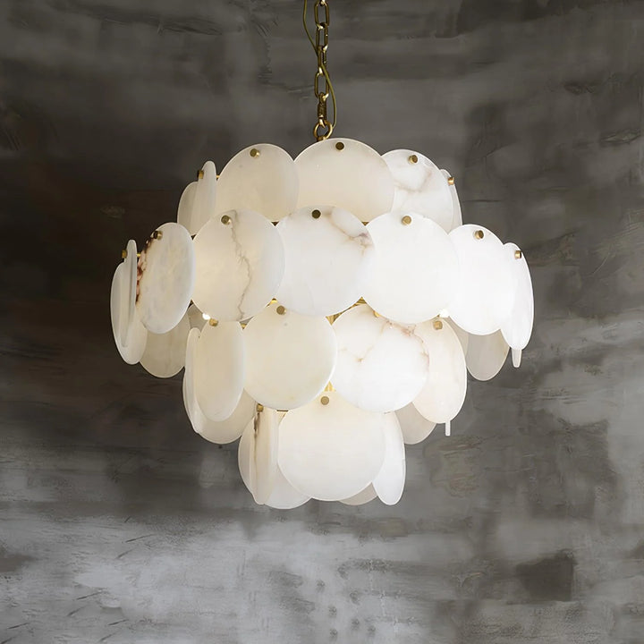 Alabaster Shell Chandelier 3