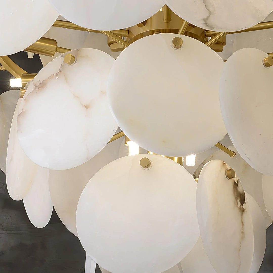 Alabaster Shell Chandelier 4