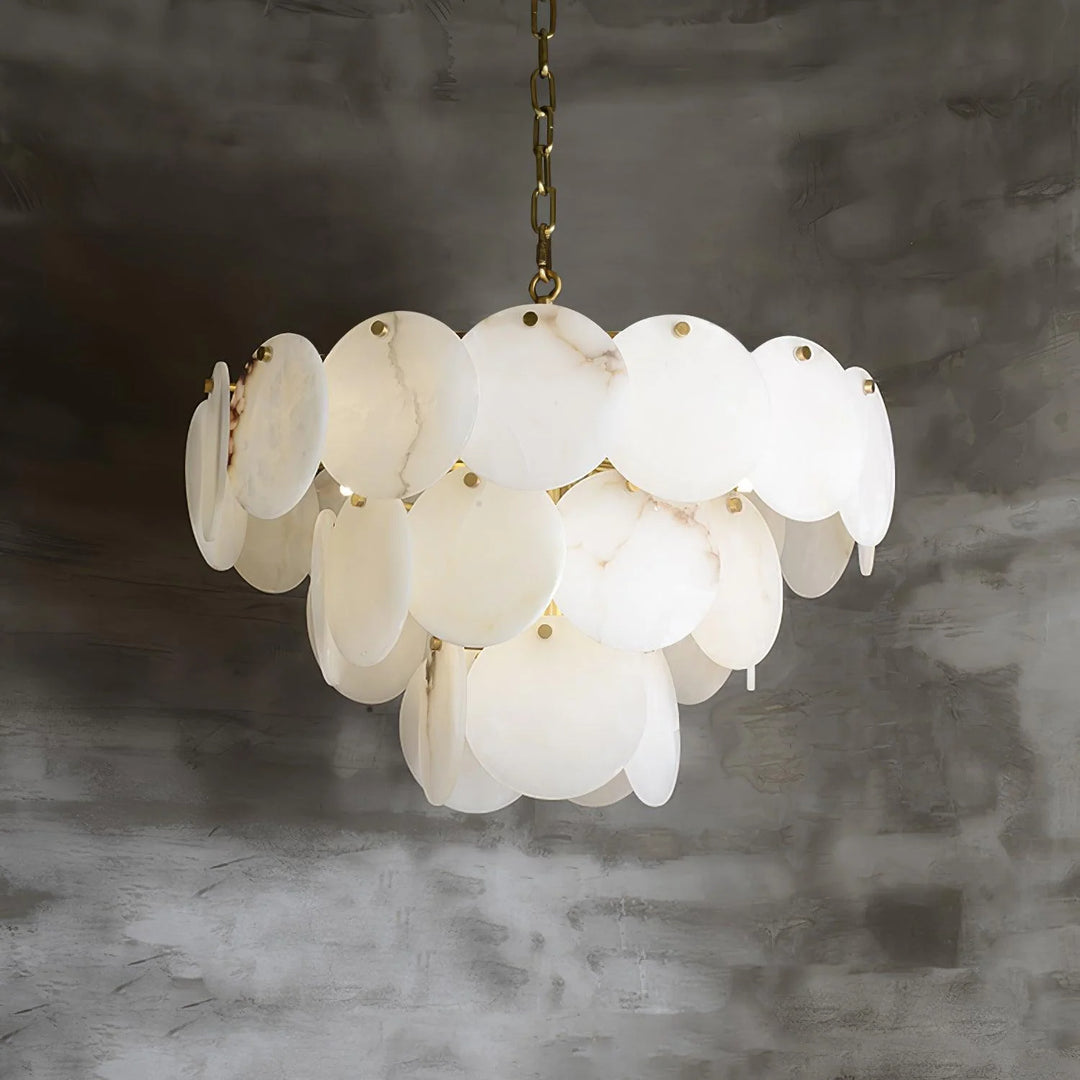 Alabaster Shell Chandelier 6