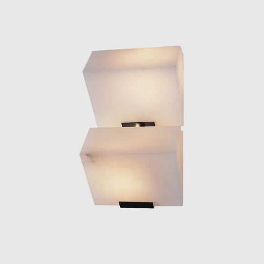 Alabaster Staircase Wall Lamp 9