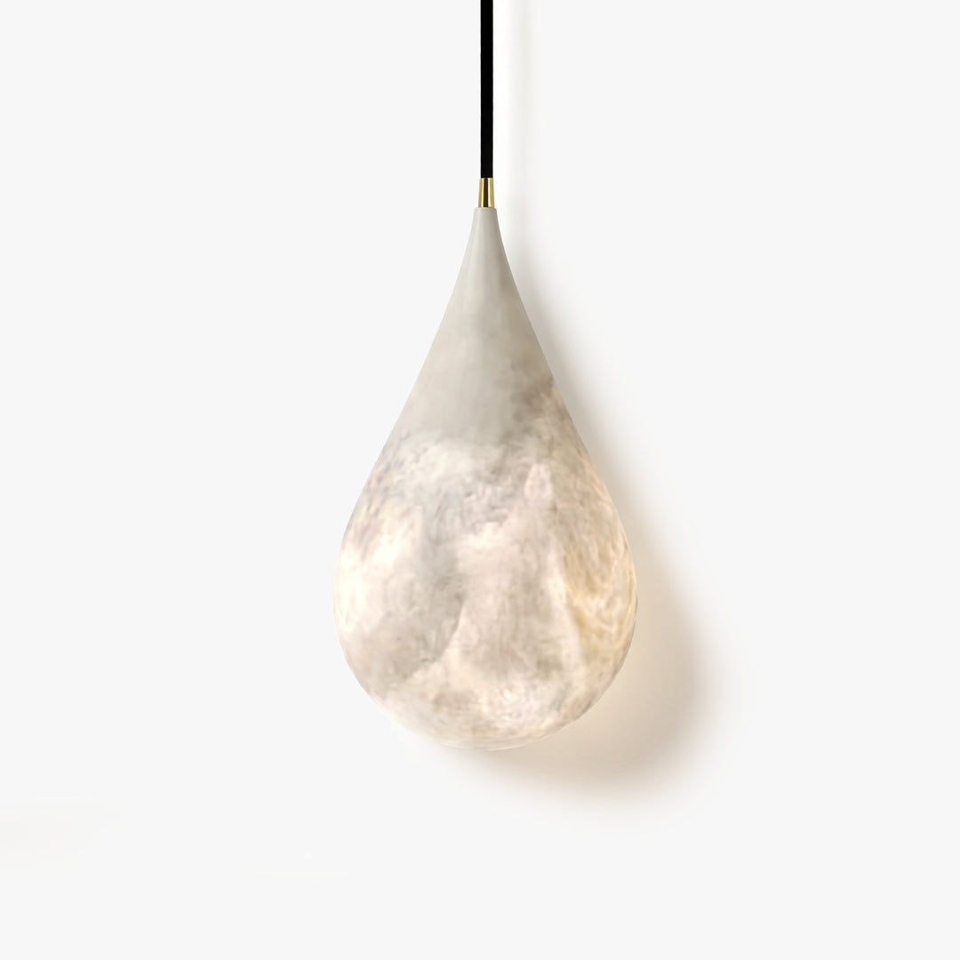 Alabaster Teardrop Pendant Lamp 1
