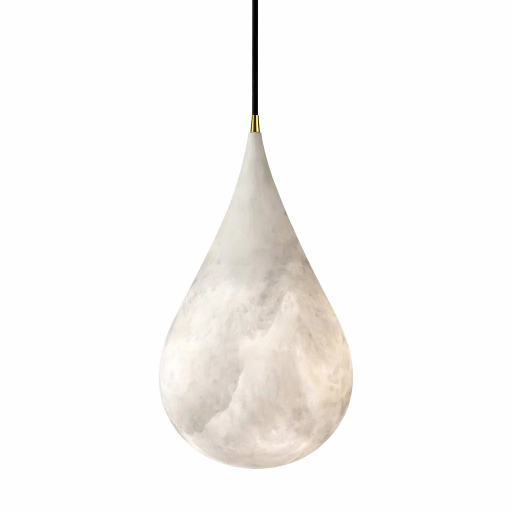 Alabaster Teardrop Pendant Lamp 12