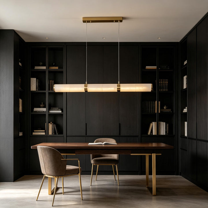 Alan Linear Alabaster Pendant Light 11